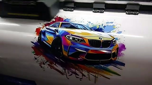 Near-complete BMW splash graphic wide (SKU ask)