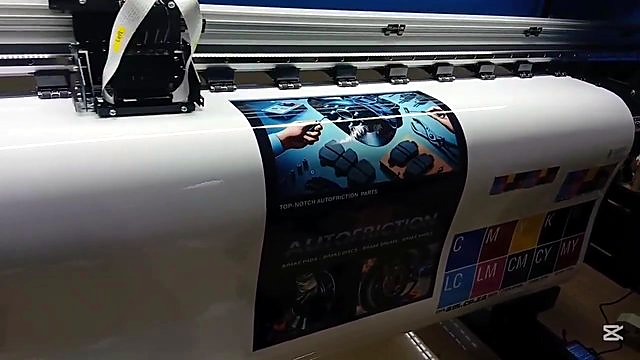 Lower banner section advancing under rollers (SKU ask)