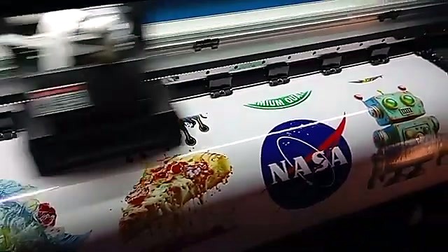 NASA logo on glossy eco roll (SKU ask)