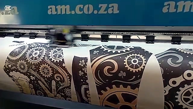 Steampunk gear+chain mid print close (SKU ask)