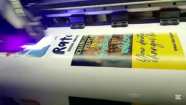 UV carriage + purple cure over white roll (SKU ask)