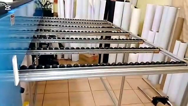 Blue UV LFP + roller extension table overview (SKU ask)