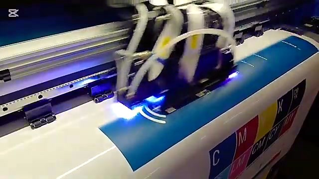 UV cure carriage + CMYK colour bars (SKU ask)