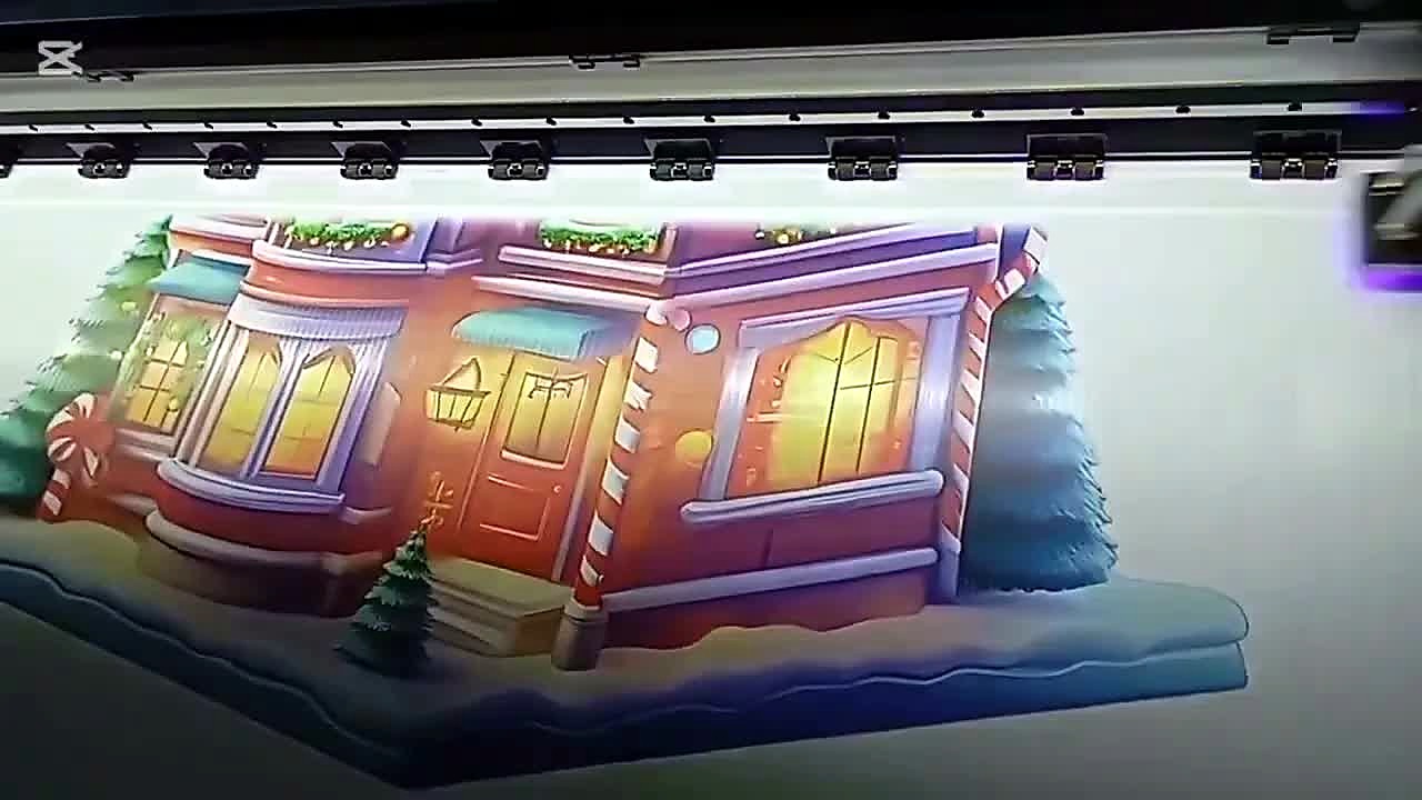 YouTube thumb — F1-3024/UV Christmas house (SKU ask)