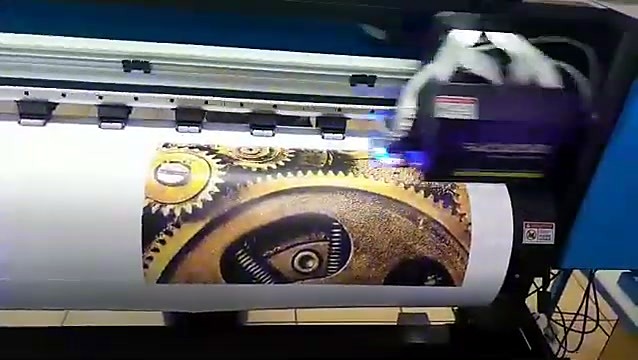 FastCOLOUR carriage with print in progress