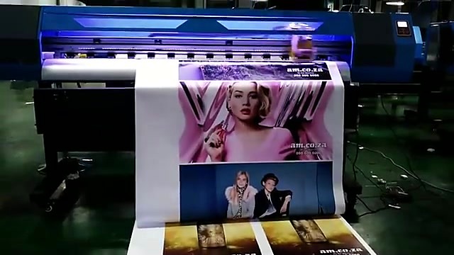 Blue chassis printing fashion posters (SKU ask)