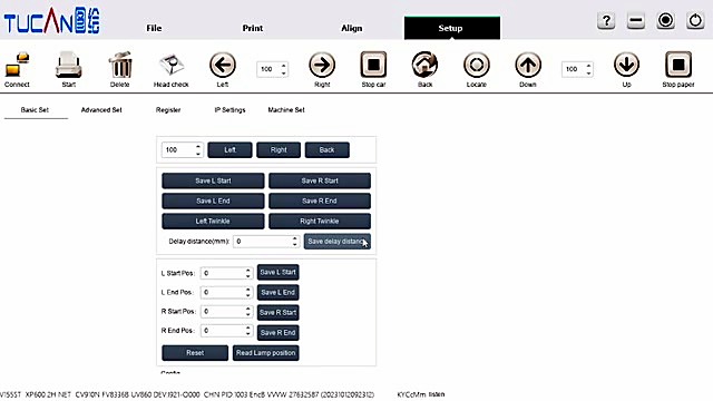 CLEAR TUCAN Print Setup densify (SKU ask)