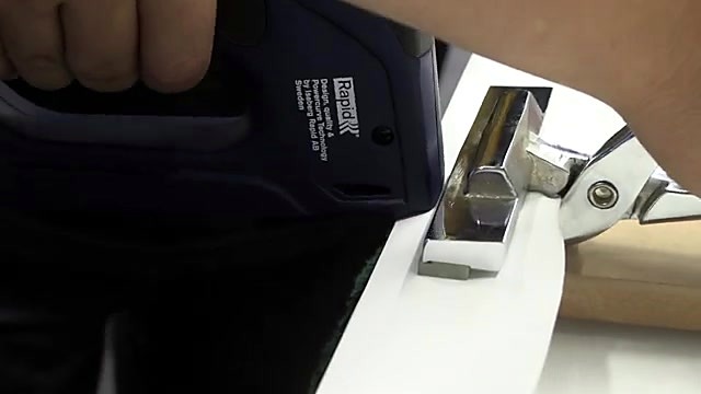Staple-gun canvas stretch on wooden frame (SKU ask)