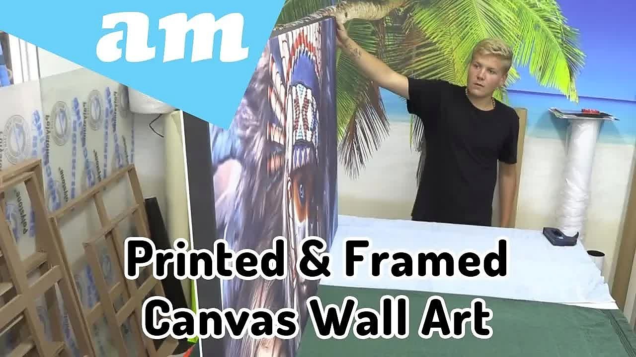 YouTube thumb — FastCOLOUR canvas wall art (SKU ask)