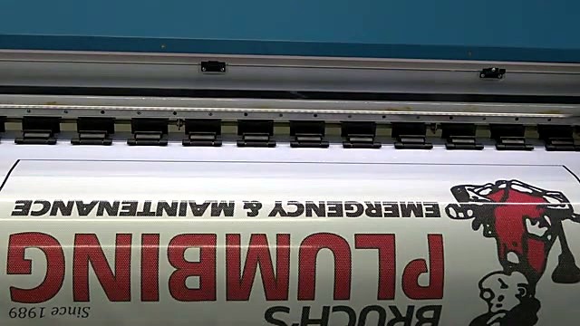 PLUMBING emergency text on printer bed (SKU ask)
