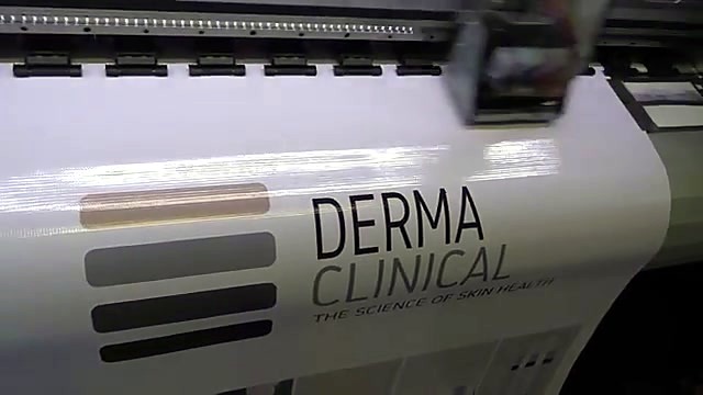Print head over DERMA CLINICAL THE SCIENCE OF SKIN HEALTH (SKU ask)