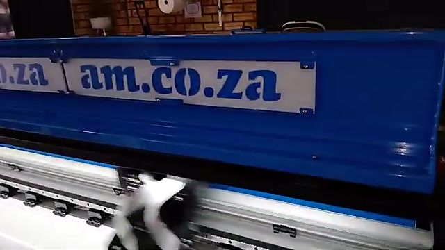 CLEAR am.co.za blue panel + carriage (SKU ask)