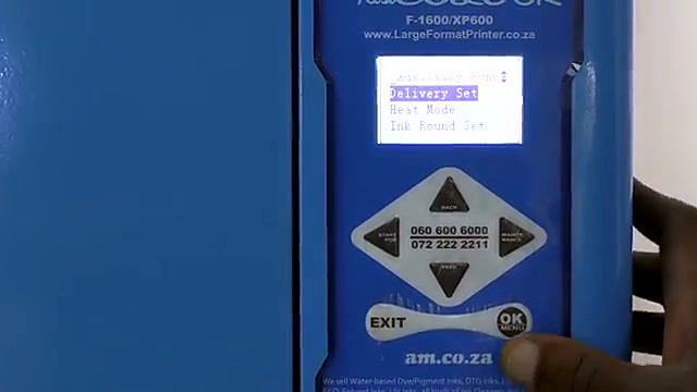 CLEAR F-1600/XP600 am.co.za panel Delivery Set (SKU ask)