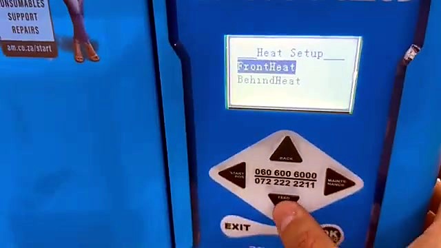 CLEAR FrontHeat/BehindHeat menu densify (SKU ask)