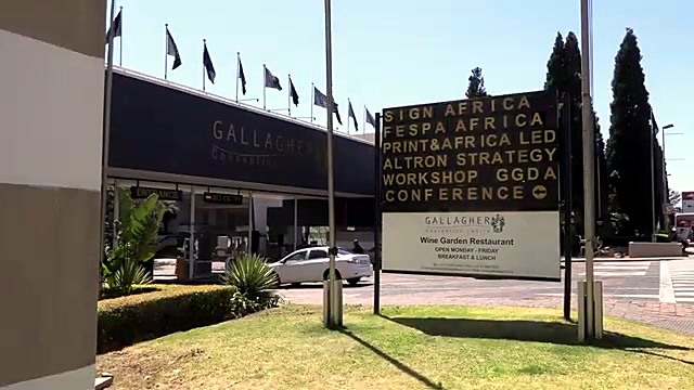 SIGN AFRICA Gallagher Convention board (SKU ask)