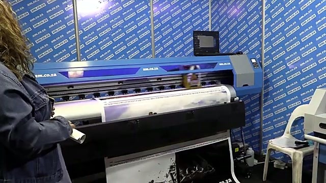 CLEAR am.co.za blue LFP printing at booth (SKU ask)