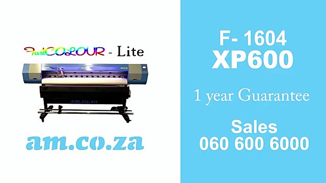 FastCOLOUR-Lite F-1604 XP600 promo card alt (SKU ask)