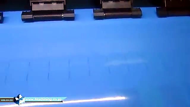 Blue vinyl under pinch rollers densify (SKU ask)