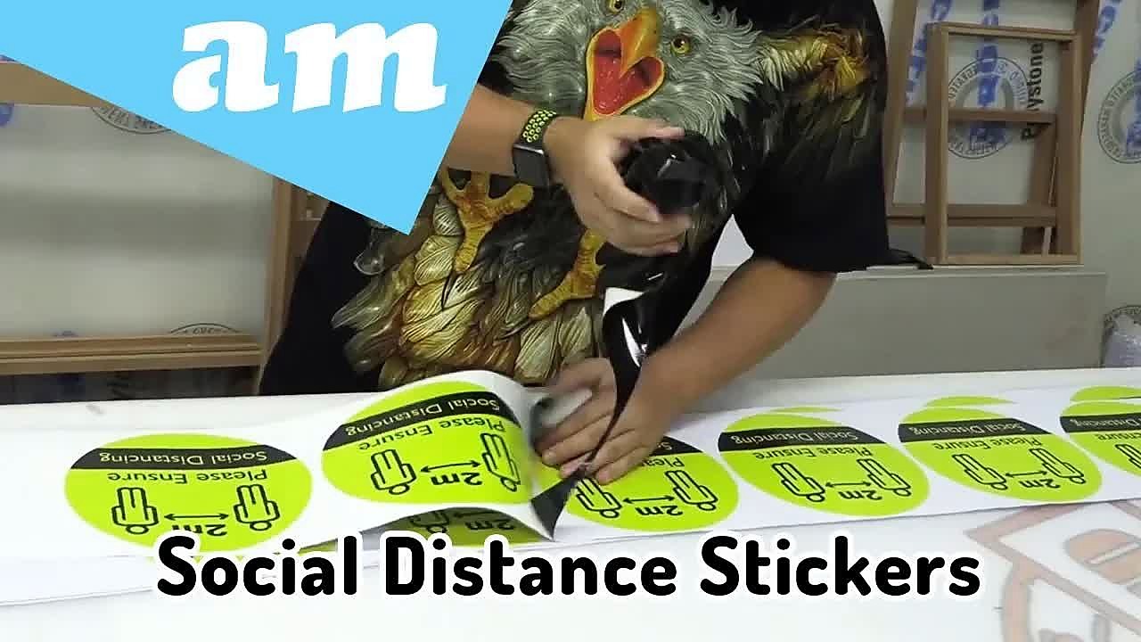 Social-distance sticker peel thumb (SKU ask)