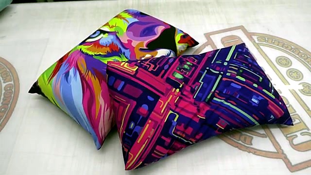 Finished abstract printed pillowcases (SKU ask)