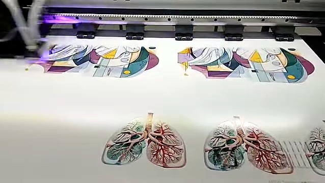 UV cure pass over geometric prints (SKU ask)