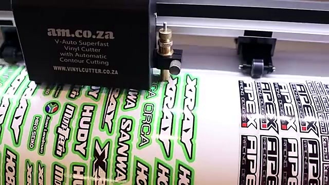 V-Auto blade holder contour-cutting XRAY stickers (SKU ask)
