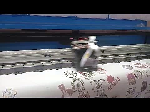 Sublimation LFP — ganged Canada/logos mid-print (SKU ask)