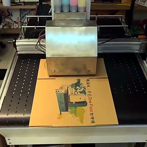 Colour graphic printing on corrugated sheet (SKU ask)