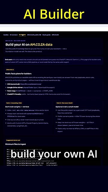 am.co.za branding densify (SKU ask)