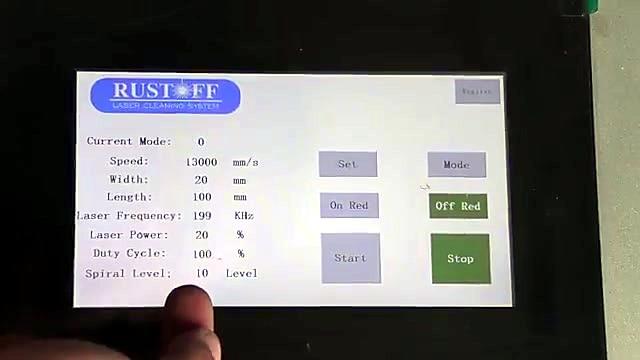 CLEAR RUST-OFF LASER CLEANING SYSTEM UI (SKU ask)