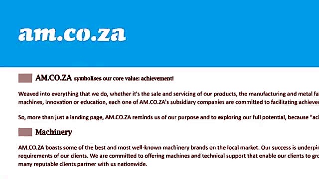 am.co.za branding densify (SKU ask)