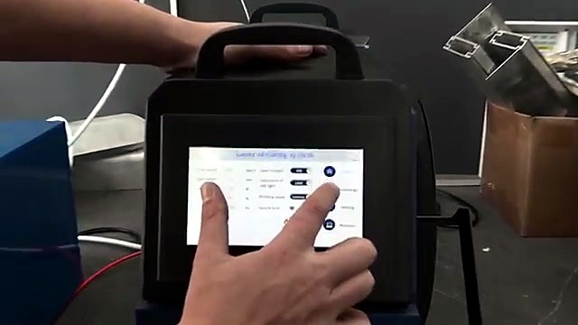 English Laser welding system touchscreen (wattage open)