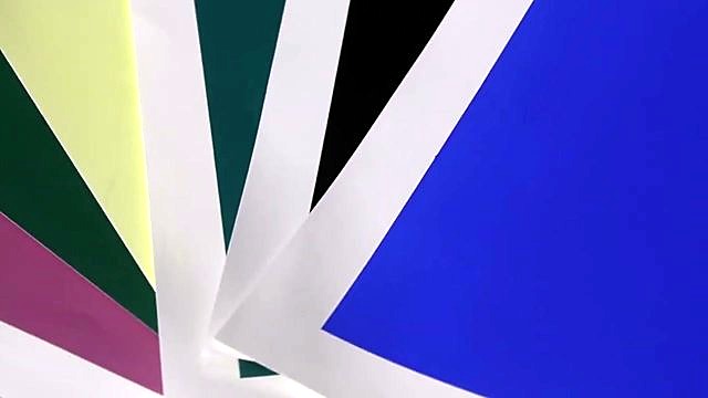 Colour ceramic marking paper fan alternate angle (SKU ask)