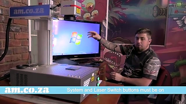 Desktop fibre + System/Laser switches must be on (SKU ask)