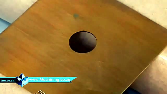 Completed circular cut in brown/gold thin metal (SKU ask)