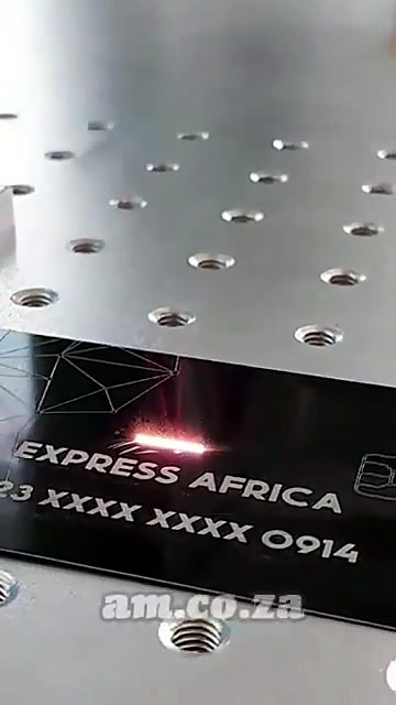 Red pilot laser on black card bed (SKU ask)