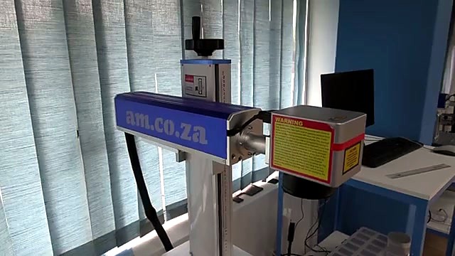 am.co.za fiber head + laser warning label (SKU ask)