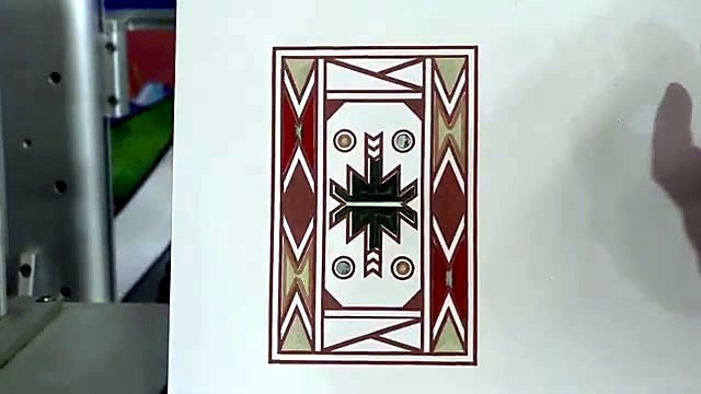 Finished enamel Chromadek sheet held (SKU ask)