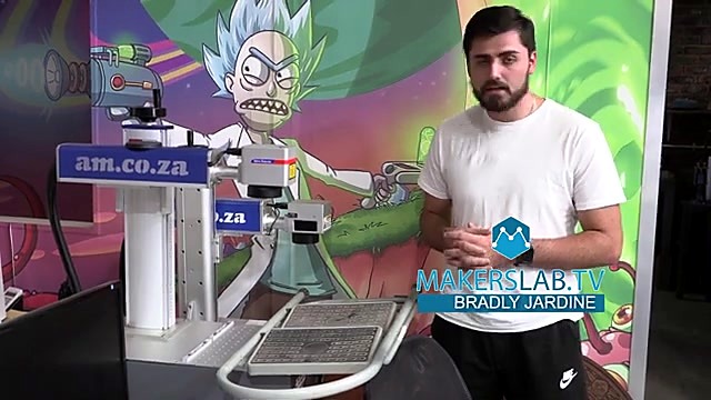 CLEAR am.co.za desktop fiber galvo pillar (SKU ask)