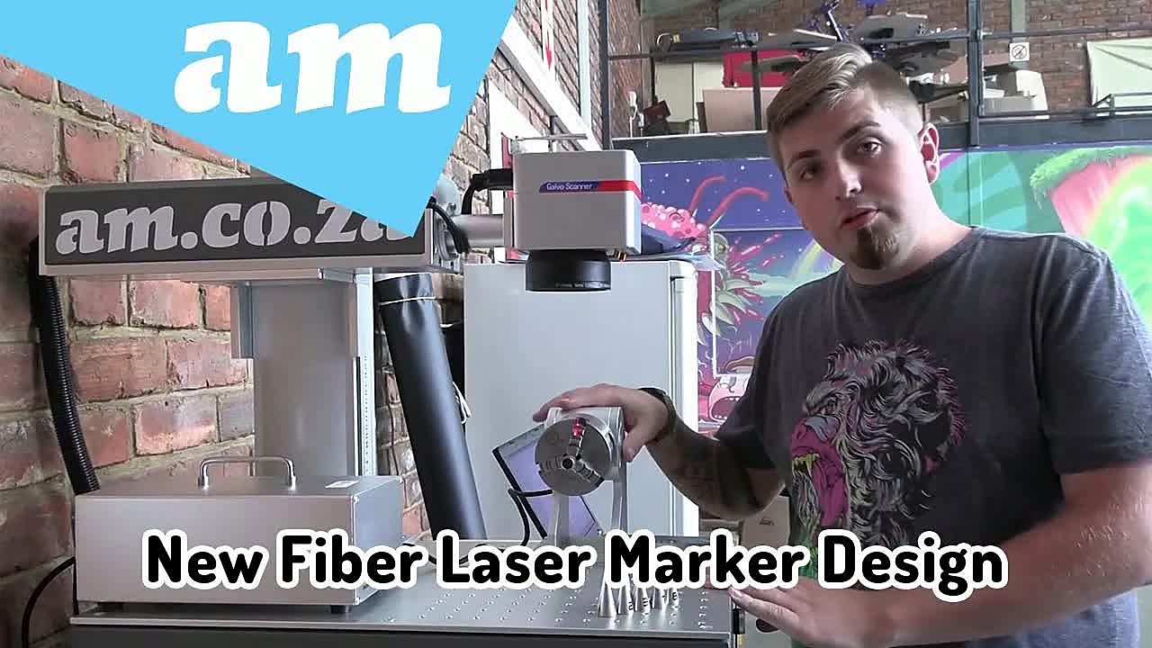 YouTube thumb — New Fibre Laser Marker Design (SKU ask)