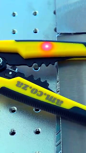AM.CO.ZA etch on yellow tool grip (SKU ask)