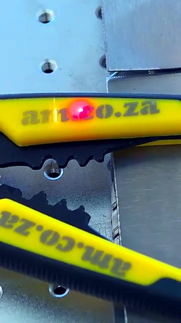 Red pilot marking yellow/black tools (SKU ask)