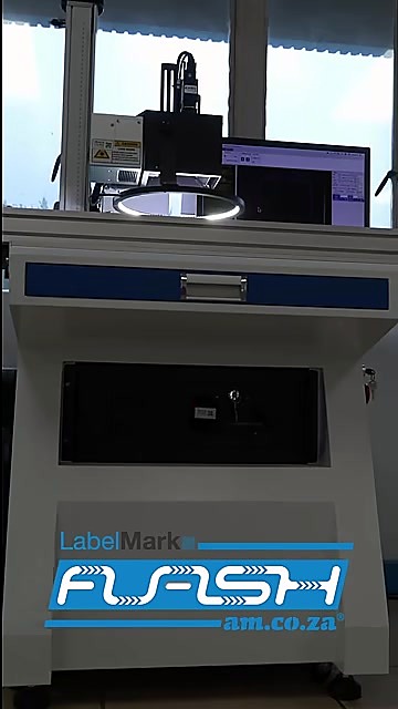 LabelMark FLASH logo on machine base (SKU ask)