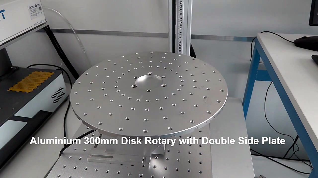Aluminium 300mm disk rotary with hole grid (SKU ask)
