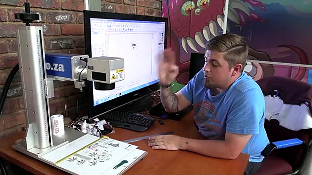 Desktop fiber column + am.co.za desk setup (SKU ask)