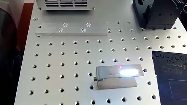 Fiber plasma marking Brian mid-letter (SKU ask)