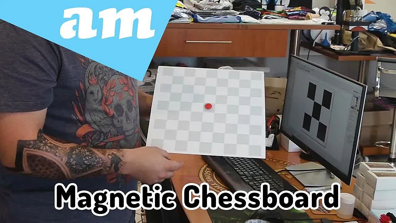 Magnetic chessboard fiber mark thumb (SKU ask)
