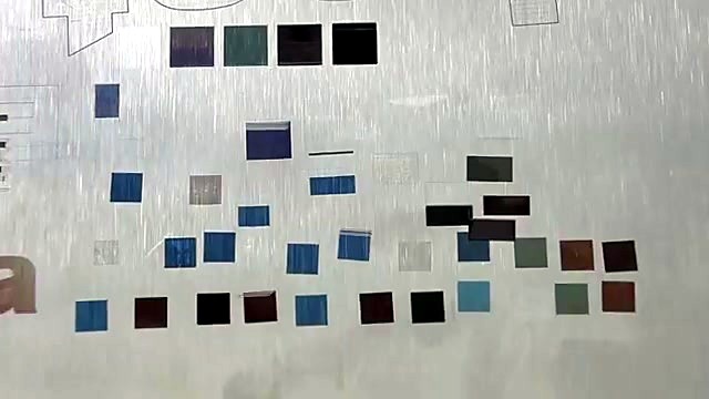 CLEAR stainless colour test matrix blues/purples (SKU ask)