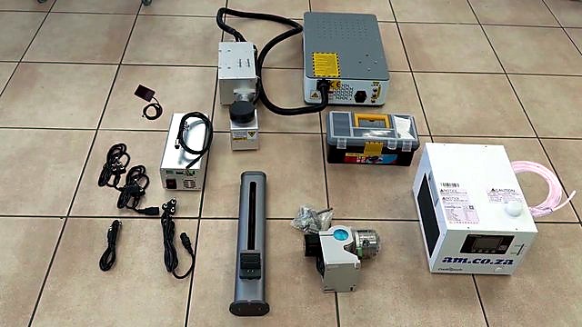 Unbox kit layout — am.co.za Coolingstyle chiller + FIT head + rotary (SKU ask)