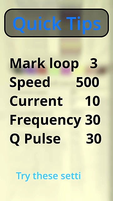Quick Tips leather settings overlay (SKU ask)
